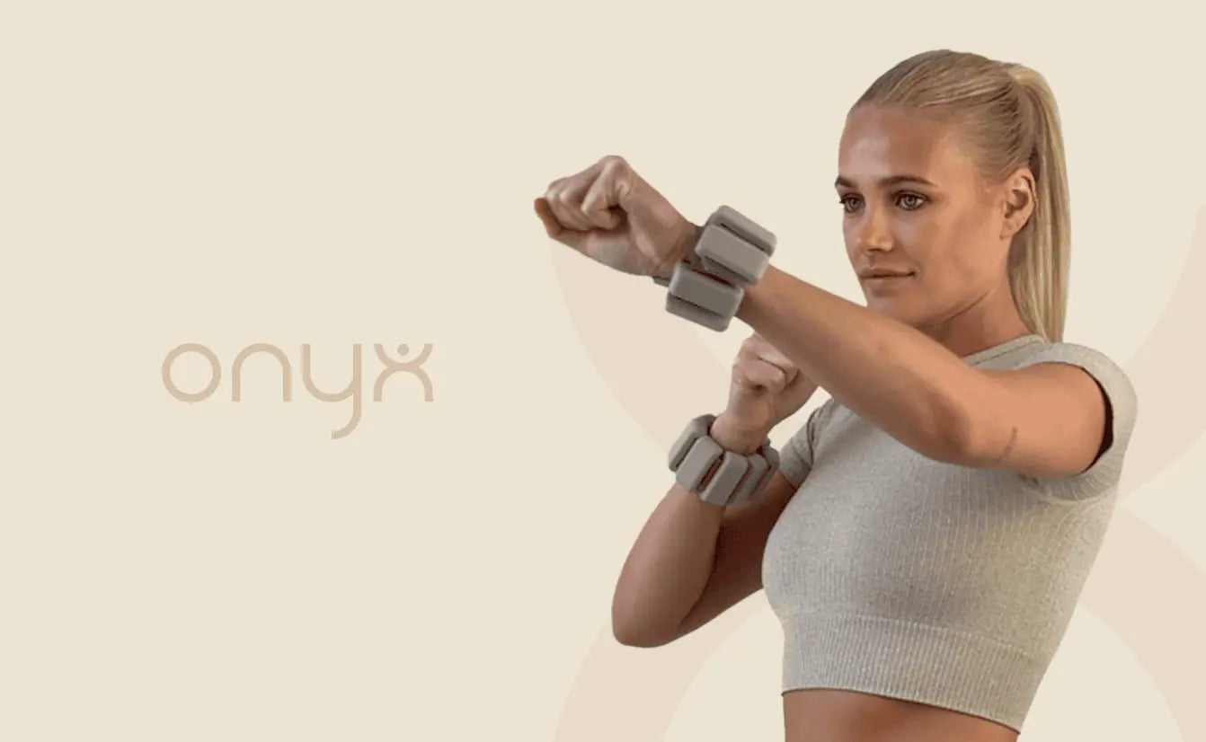 Beige bracelet weights